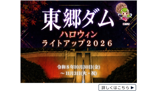 東郷ダムライトアップ